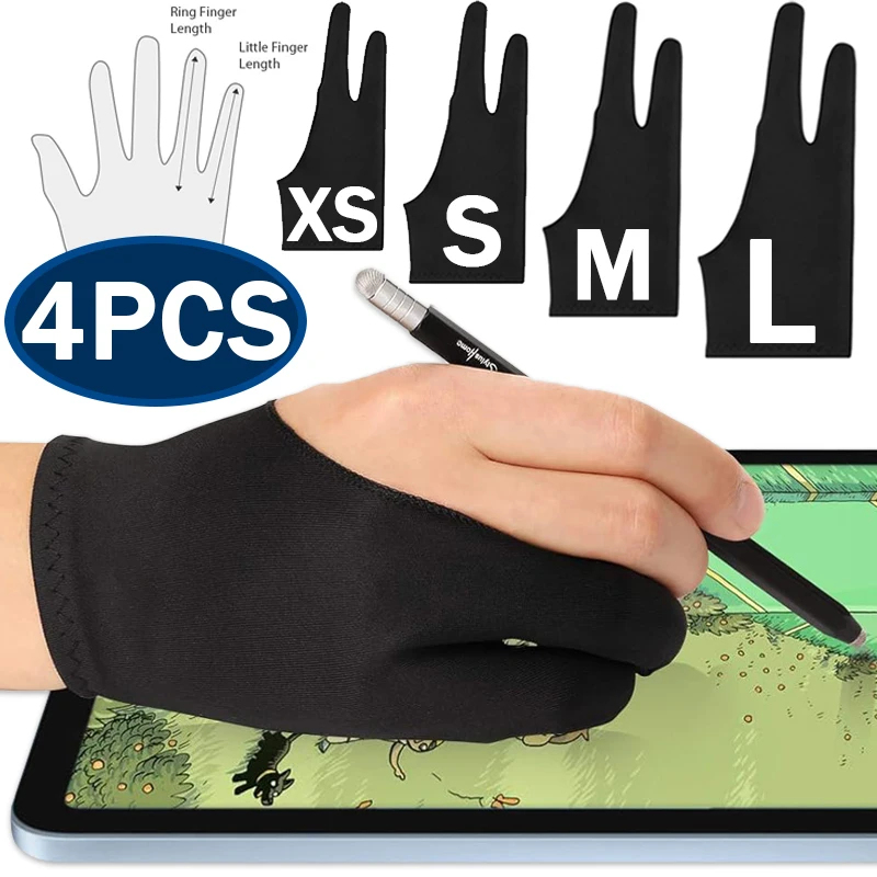 Graphic Tablet Accessories - Guante de Dibujo con Rechazo de