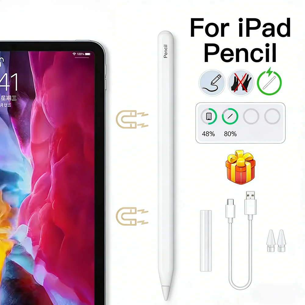 Tablet Drawing Accessories - Lápiz Óptico con Carga Magnética y