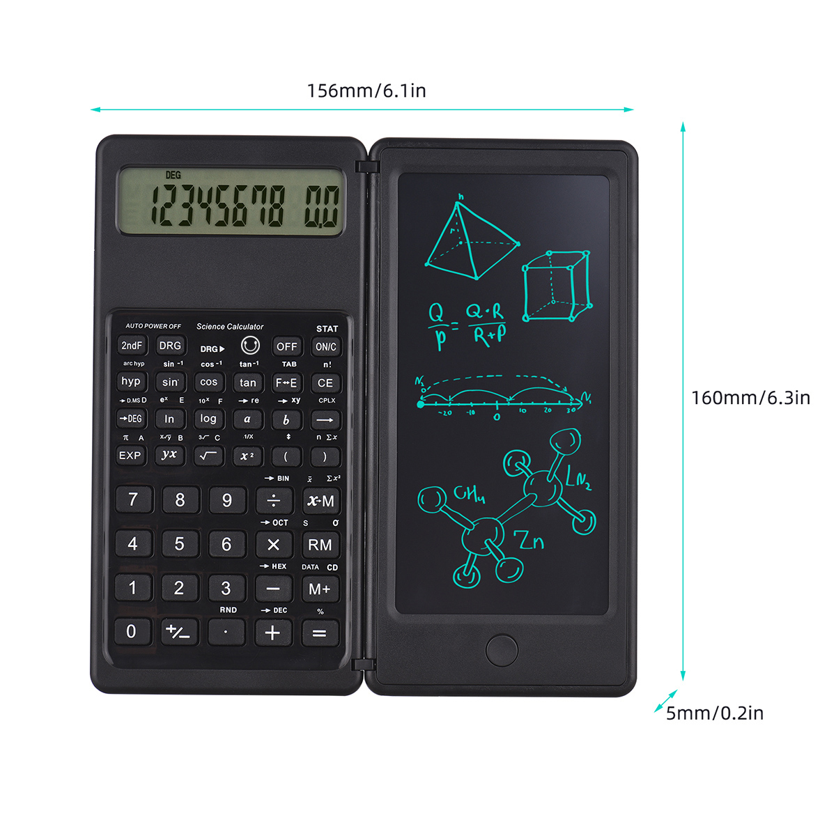 Graphic Tablet Accessories - Calculadora Portátil con Pantalla LCD de