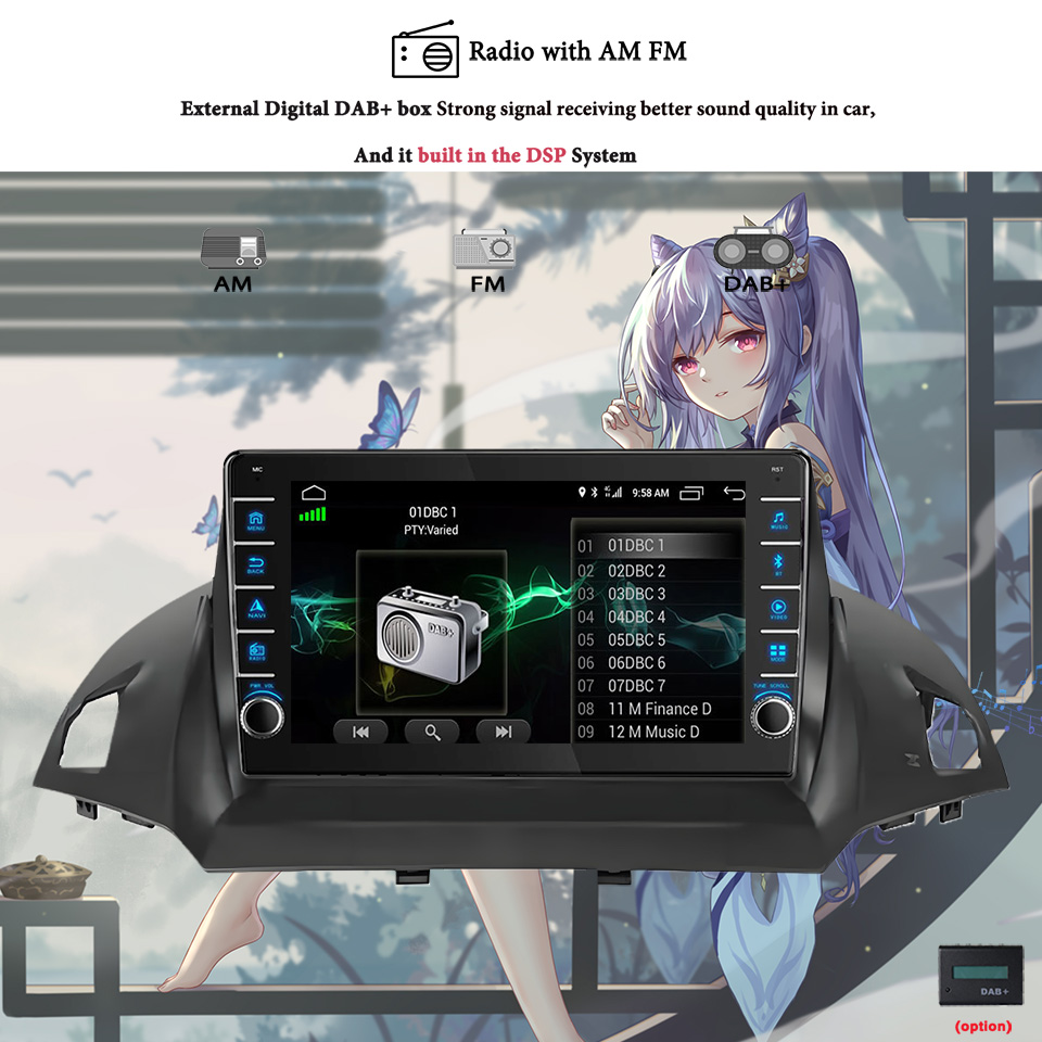 8G + 128G Android 14 para Ford - Tablet Danish Mobile & Accessories reseña y precio