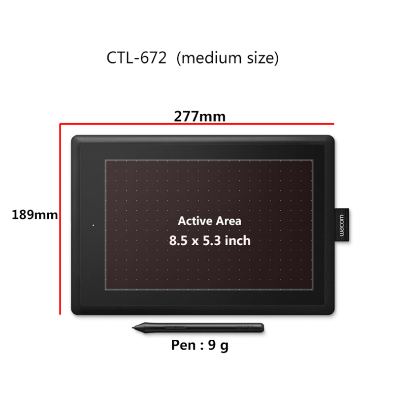 Wacom-tableta gráfica CTL-672  - Graphic Tablet Accessories reseña y precio